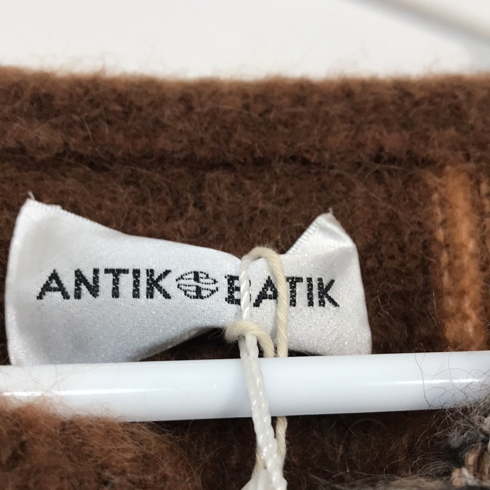 NWT ANTIK BATIK Moya belted brushed intarsia mohair-blend cardigan - Picture 12 of 13
